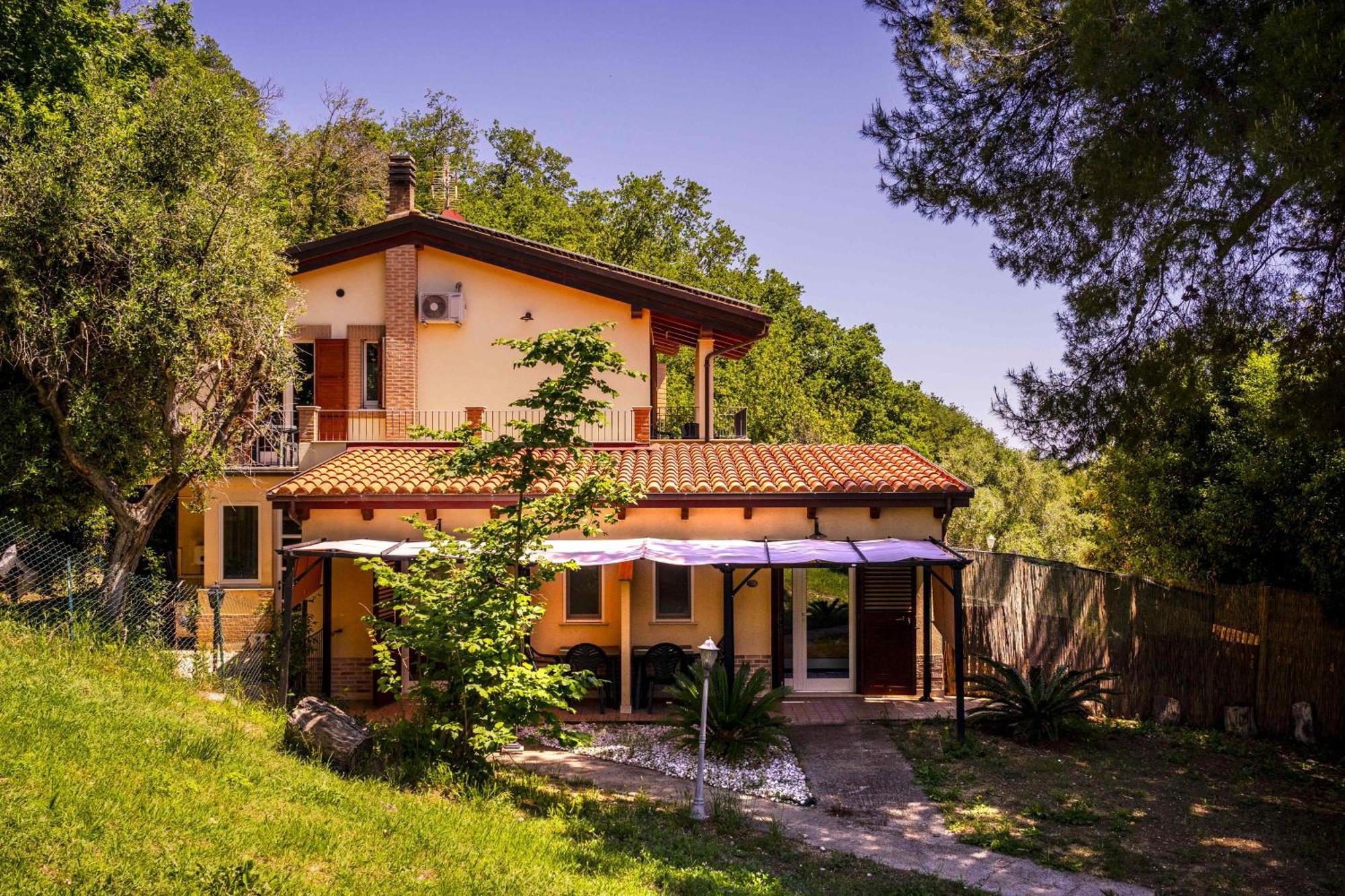 Casa Jo - Country Home With Sea View And 3 Private Ensuite Rooms Lapedona Exterior photo