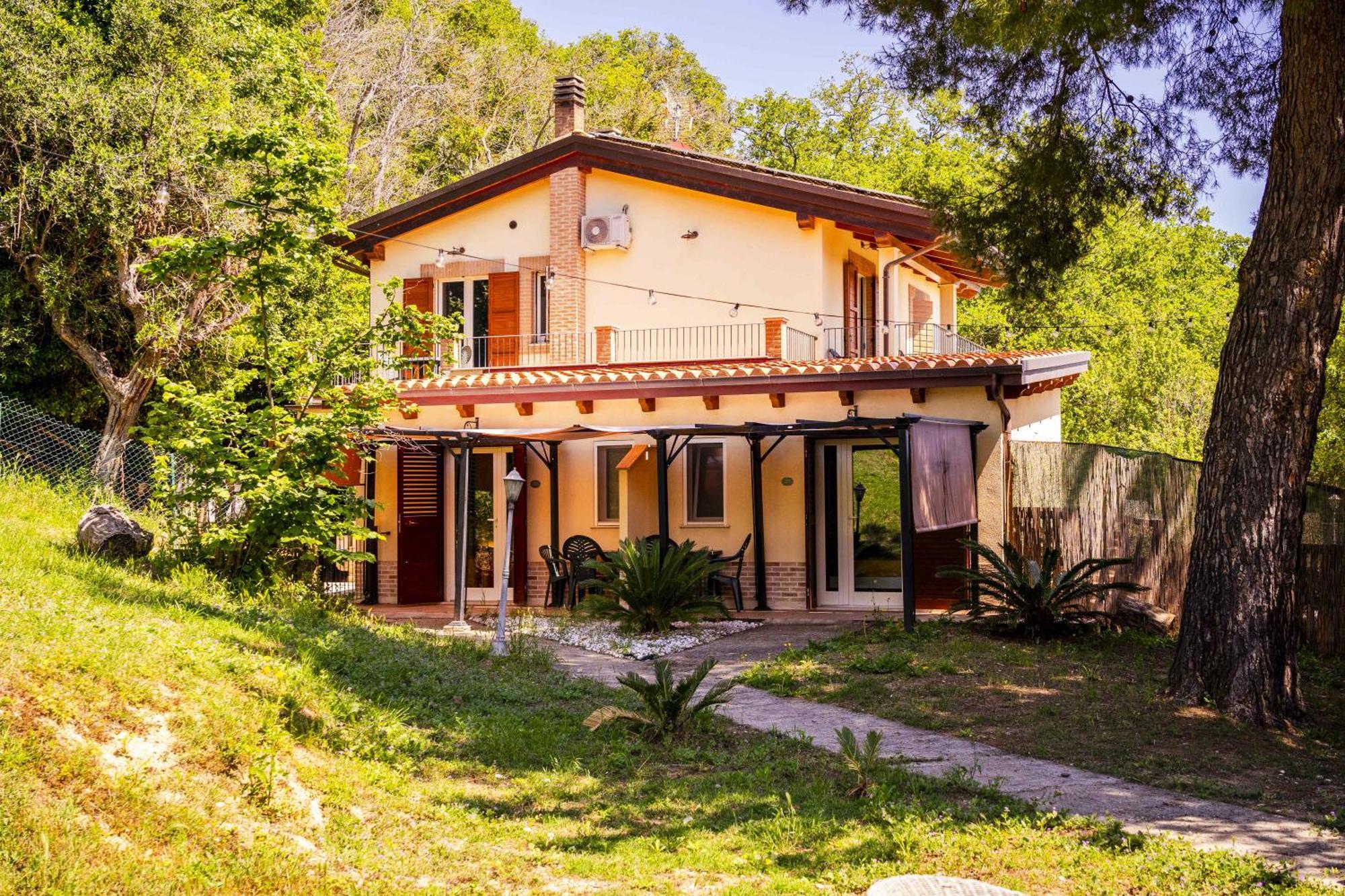Casa Jo - Country Home With Sea View And 3 Private Ensuite Rooms Lapedona Exterior photo